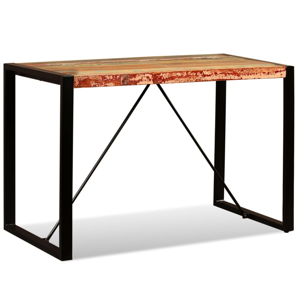 Table à manger Bois de récupération massif 120 cm - XIOS