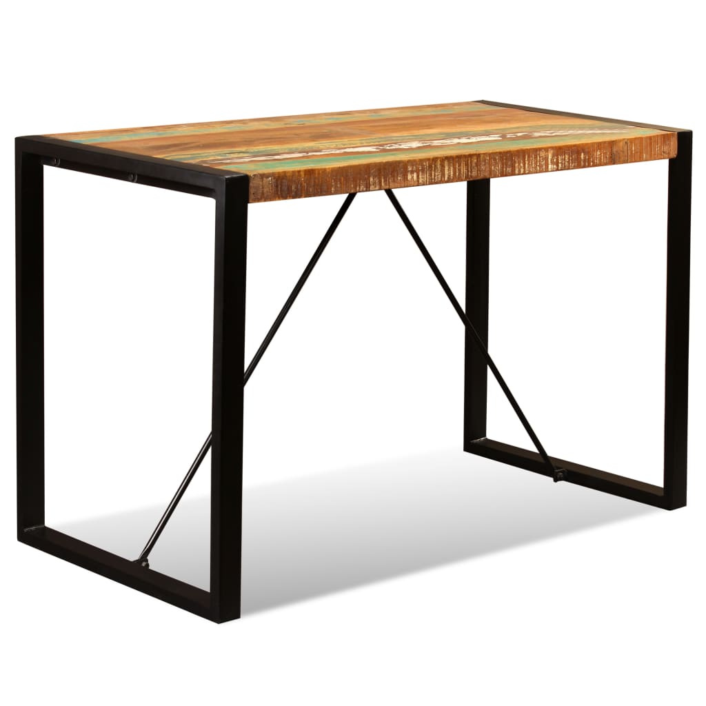 Table à manger Bois de récupération massif 120 cm - XIOS