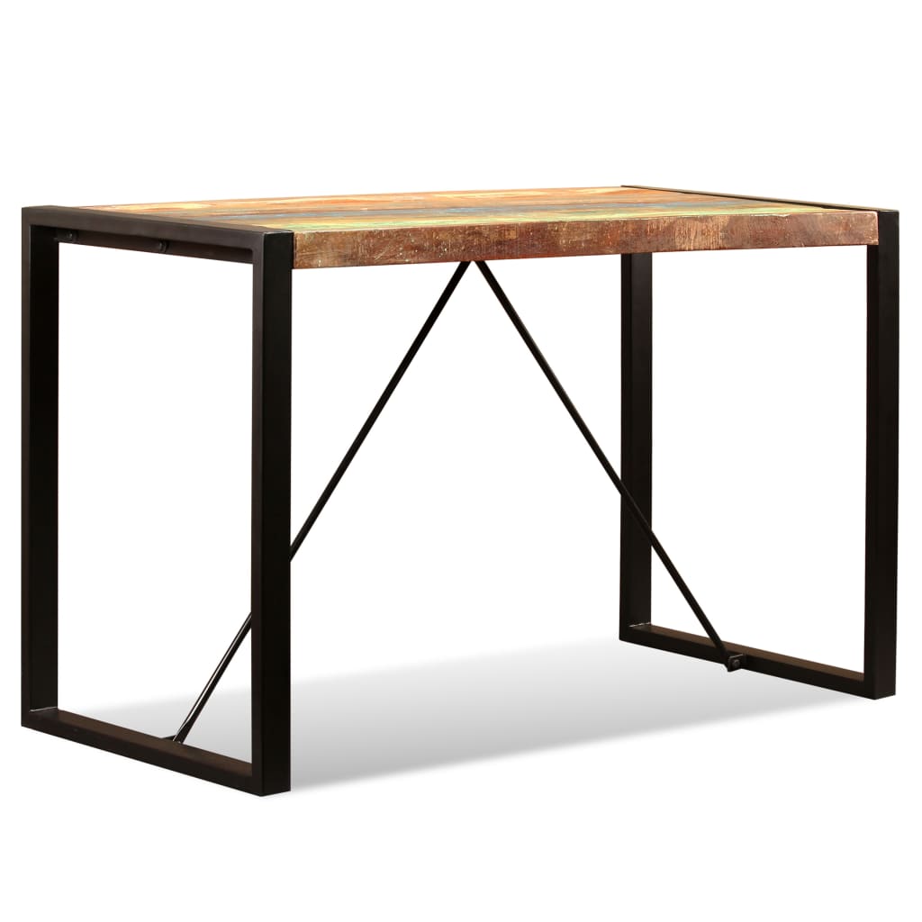 Table à manger Bois de récupération massif 120 cm - XIOS