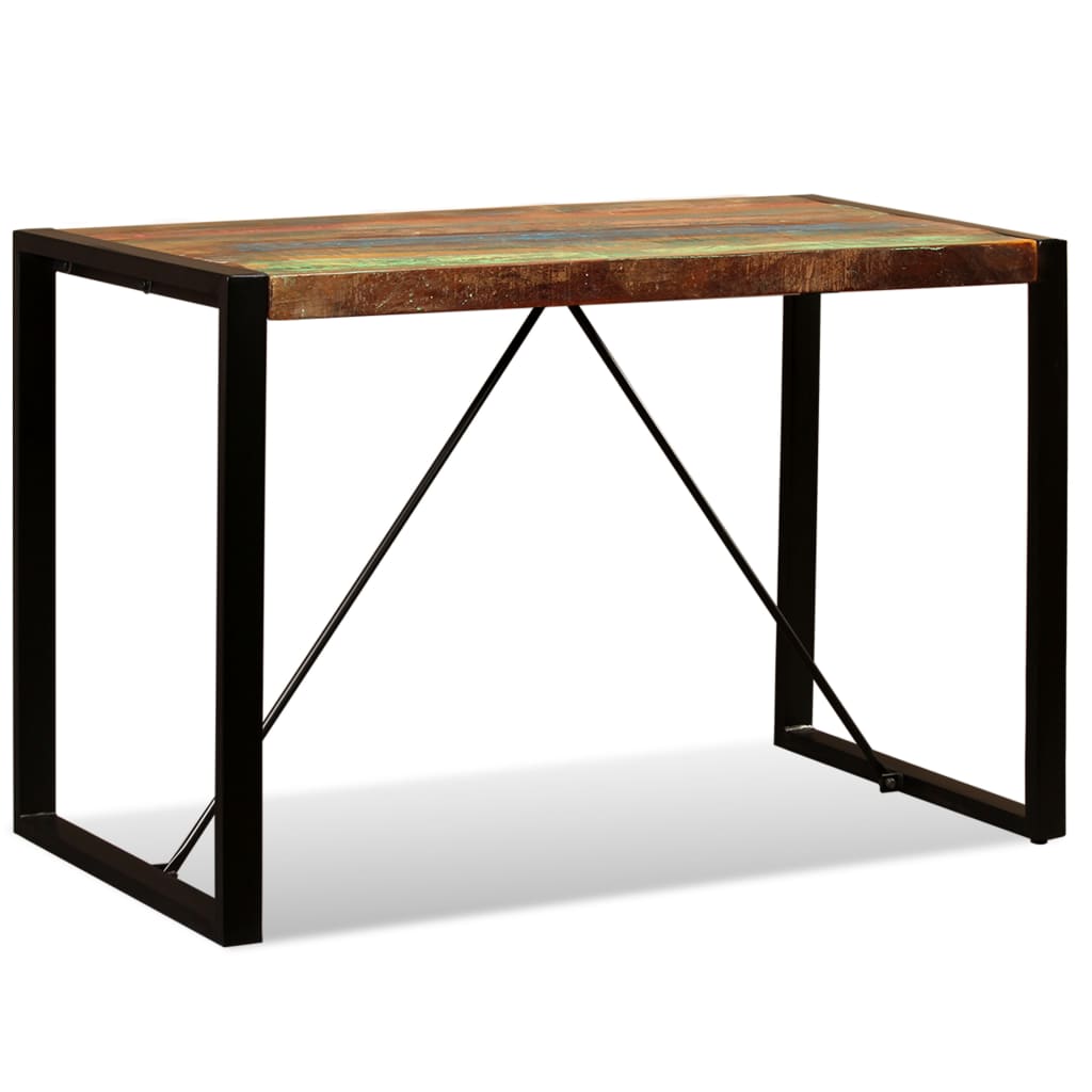 Table à manger Bois de récupération massif 120 cm - XIOS