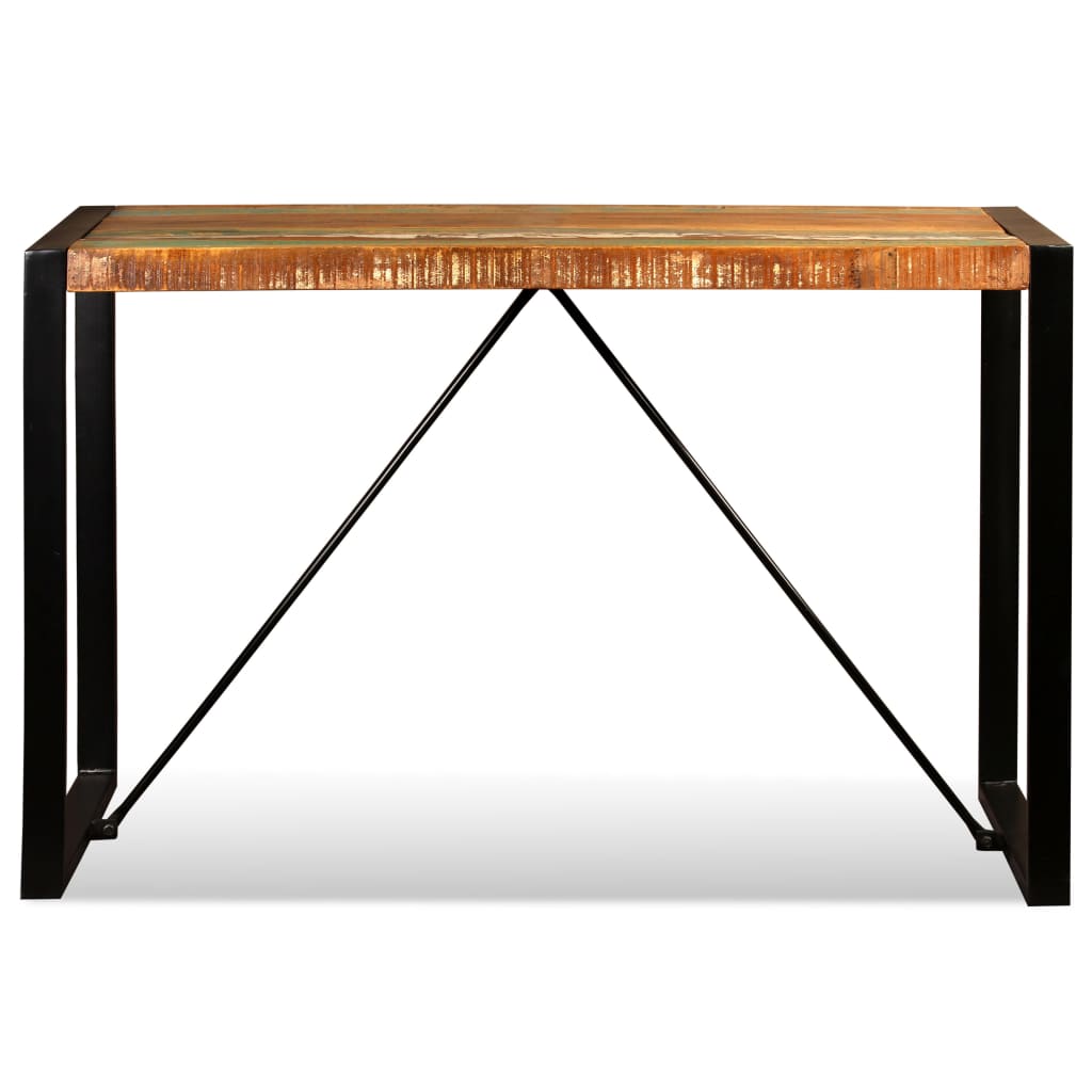 Table à manger Bois de récupération massif 120 cm - XIOS
