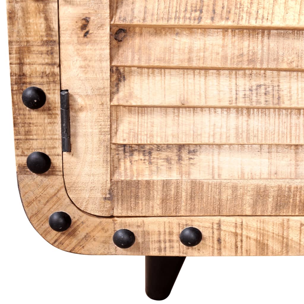 Meuble TV Bois de manguier massif 120x30x50 cm - XIOS