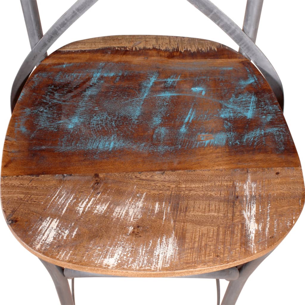 Tabouret de bar Bois de récupération massif - XIOS