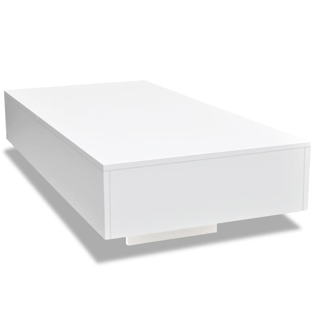 Table basse blanc brillant - XIOS