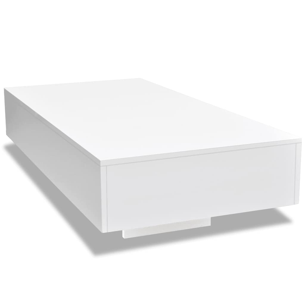 Table basse blanc brillant - XIOS