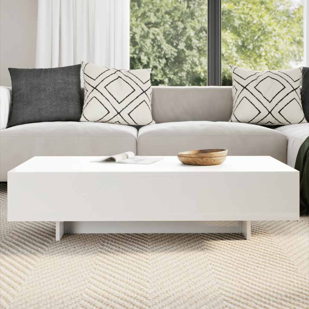 Table basse blanc brillant - XIOS