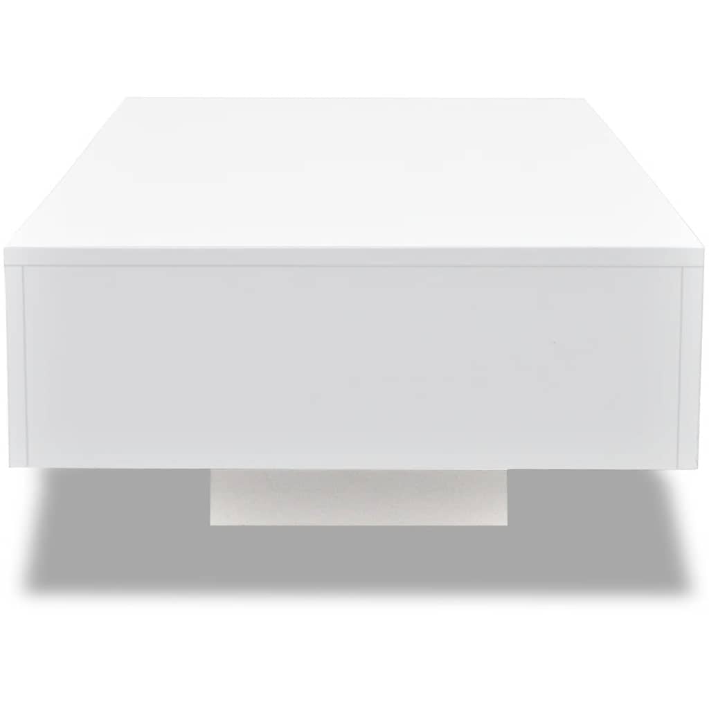 Table basse blanc brillant - XIOS