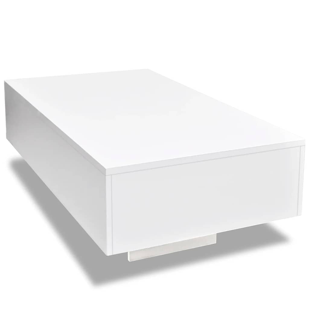 Table basse blanc brillant - XIOS