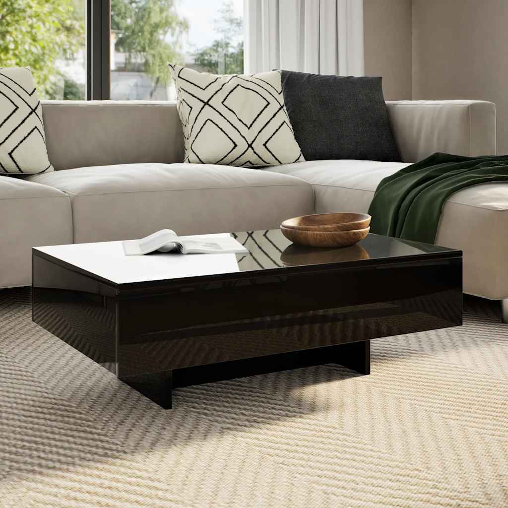Table basse Haute brillance Noir - XIOS