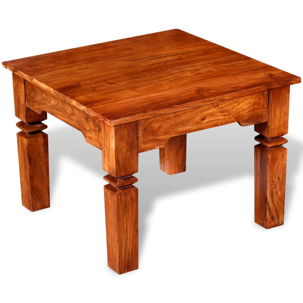 Table basse Bois massif 60x60x45 cm - XIOS