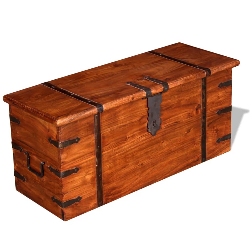 Ensemble de deux coffres de rangement Bois massif - XIOS