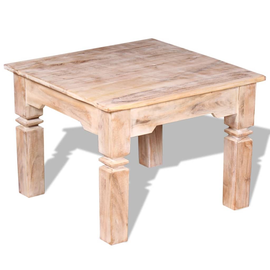 Table basse Bois d'acacia 60x60x45 cm - XIOS
