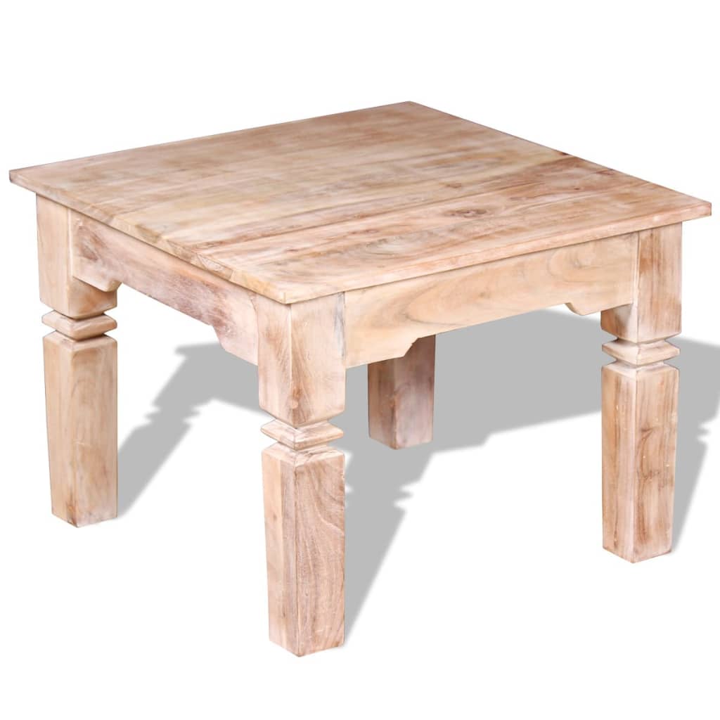 Table basse Bois d'acacia 60x60x45 cm - XIOS