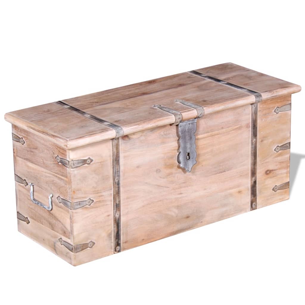 Ensemble de deux coffres de rangement Bois d'Acacia - XIOS