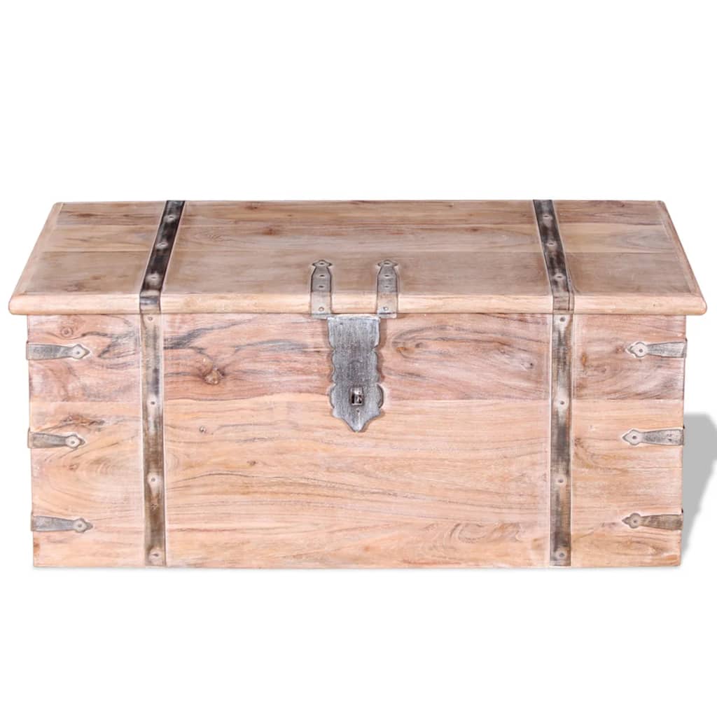 Ensemble de deux coffres de rangement Bois d'Acacia - XIOS