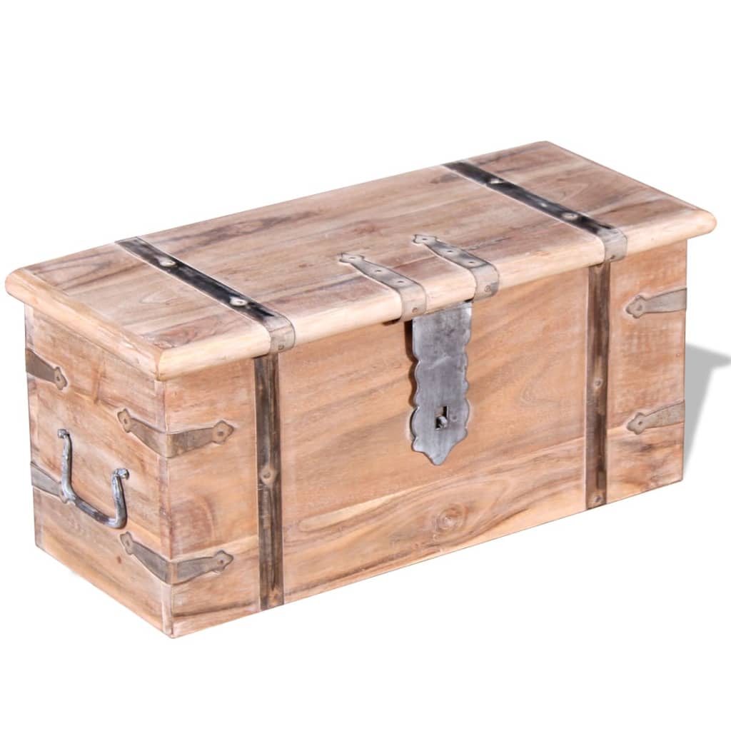 Ensemble de deux coffres de rangement Bois d'Acacia - XIOS