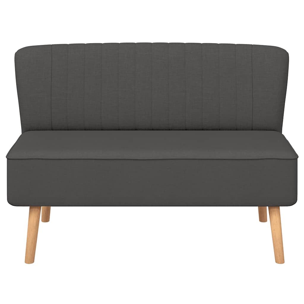 Canapé 117x55,5x77 cm Tissu Gris foncé - XIOS