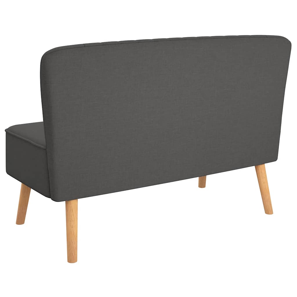 Canapé 117x55,5x77 cm Tissu Gris foncé - XIOS