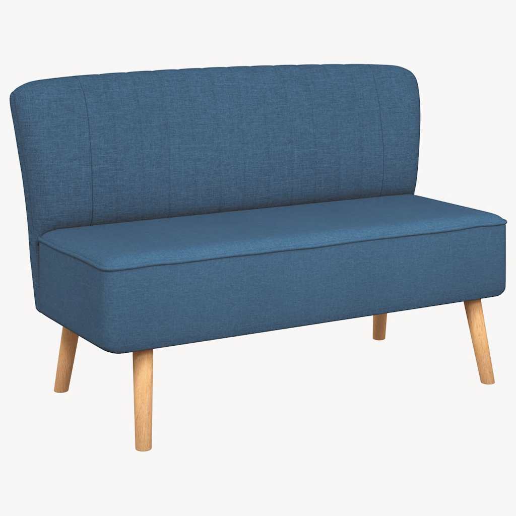 Canapé 117x55,5x77 cm Tissu Bleu - XIOS