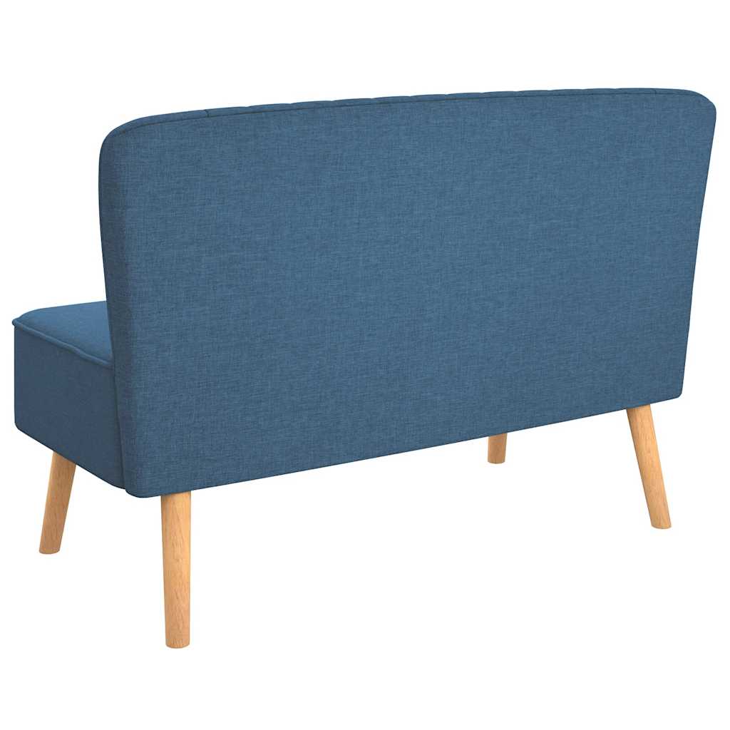 Canapé 117x55,5x77 cm Tissu Bleu