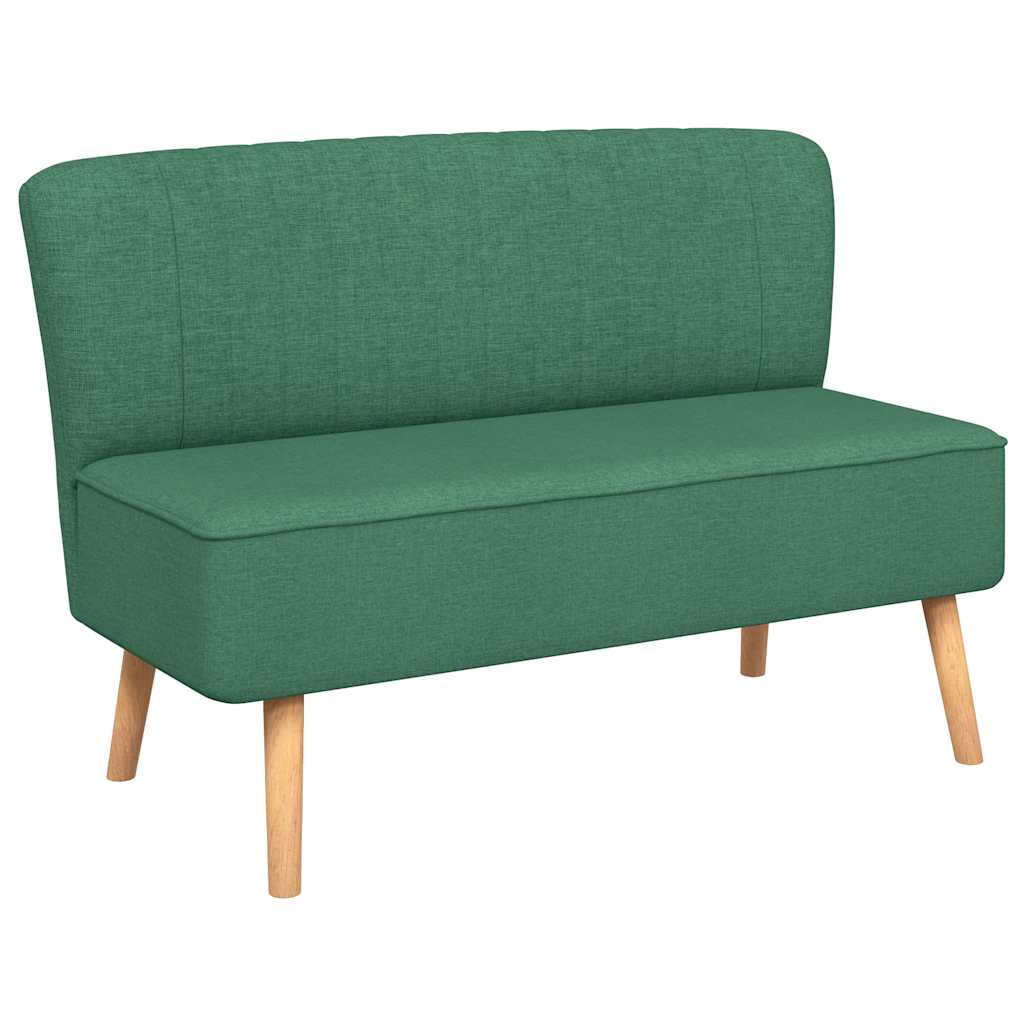 Canapé 117x55,5x77 cm Tissu Vert