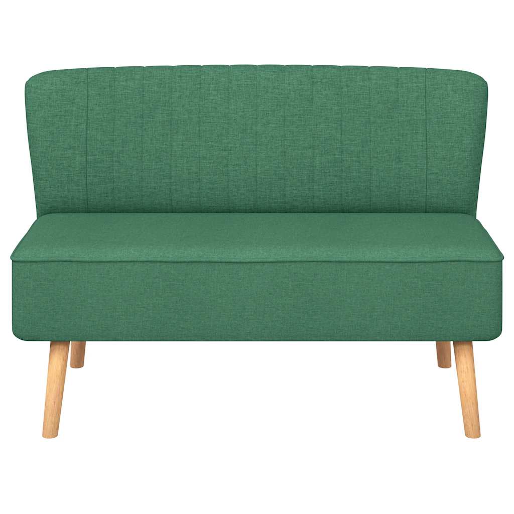 Canapé 117x55,5x77 cm Tissu Vert