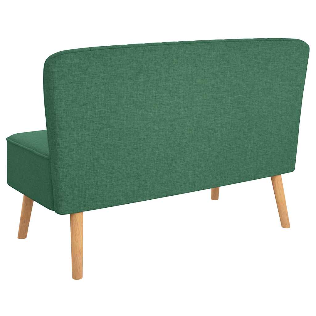 Canapé 117x55,5x77 cm Tissu Vert