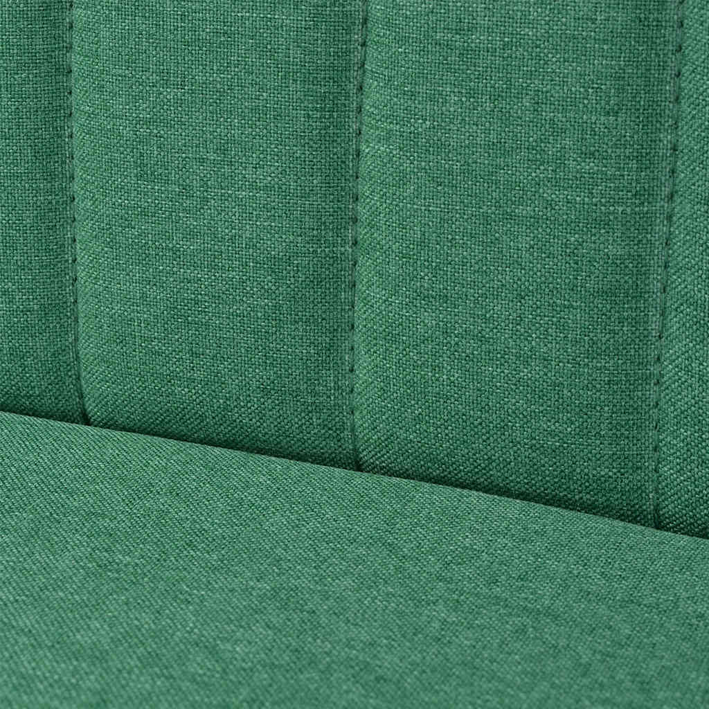 Canapé 117x55,5x77 cm Tissu Vert