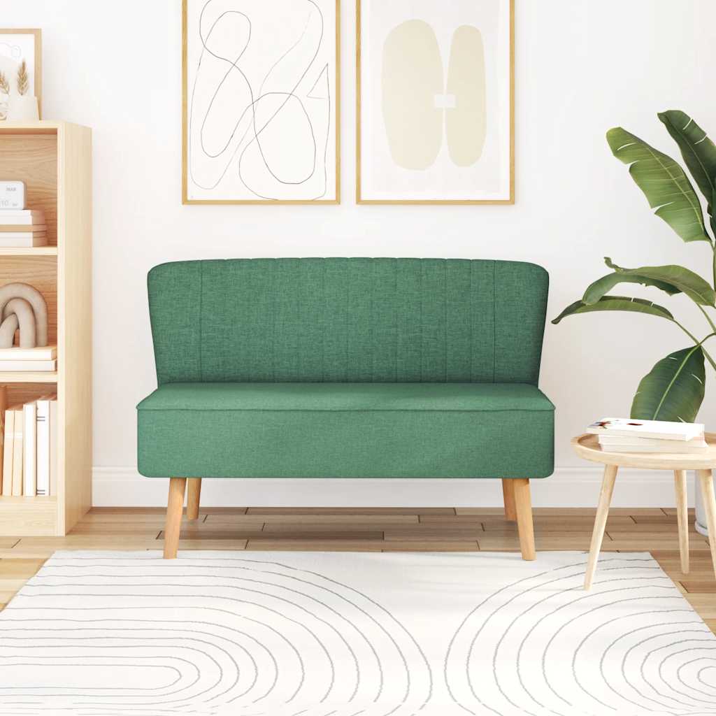 Canapé 117x55,5x77 cm Tissu Vert - XIOS