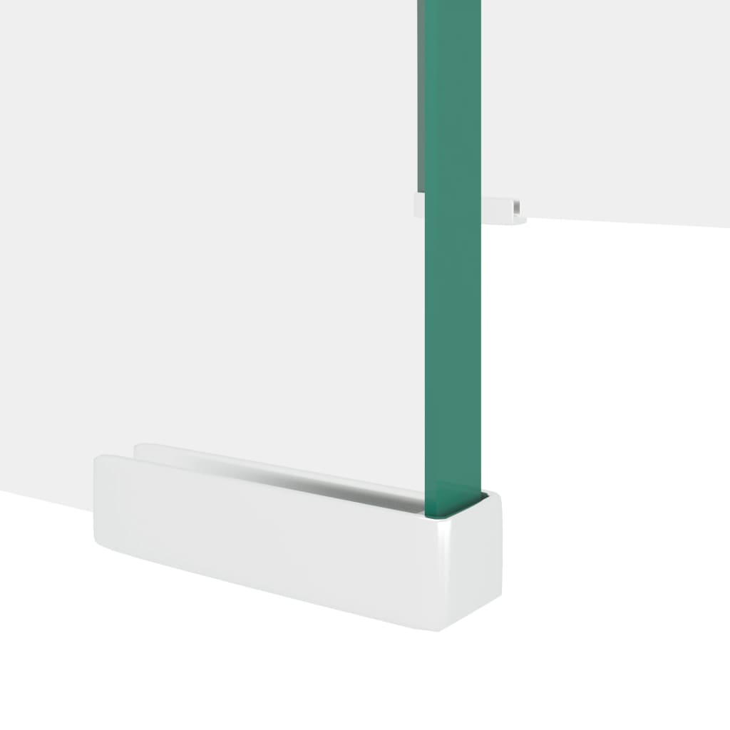Meuble TV/pour moniteur 40x25x11 cm verre transparent - XIOS