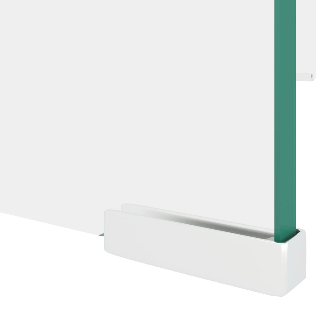 Meuble TV/pour moniteur 70x30x13 cm verre transparent - XIOS