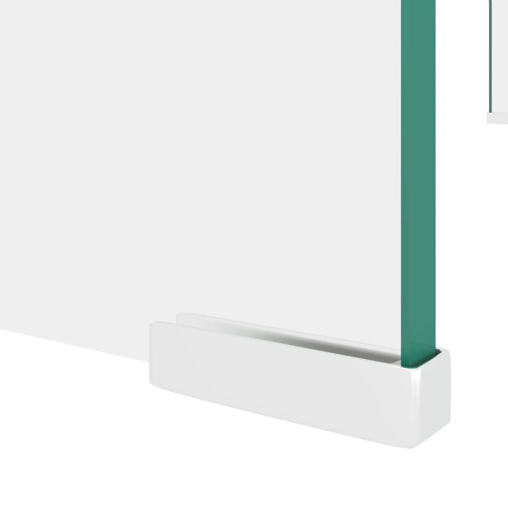 Meuble TV/pour moniteur 80x30x13 cm verre transparent - XIOS