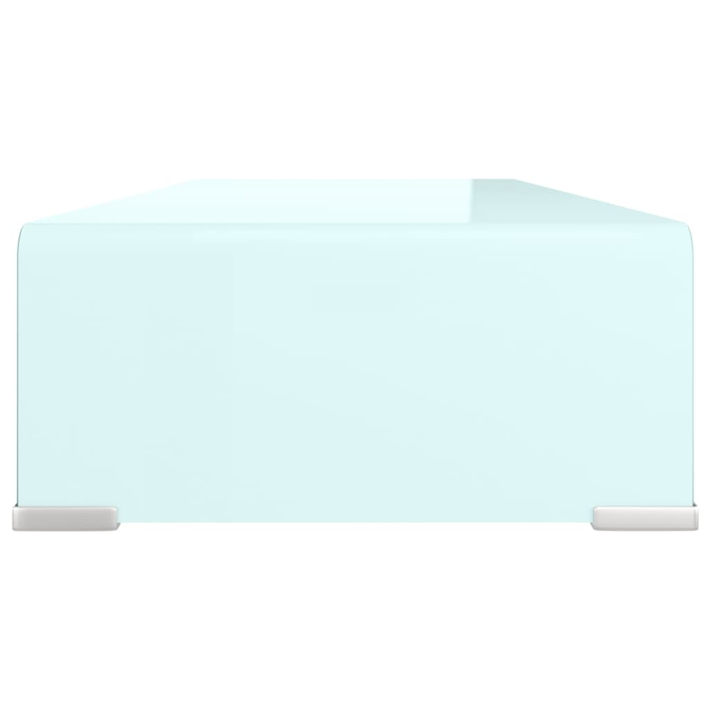 Meuble TV/Support pour moniteur 70x30x13 cm verre vert - XIOS