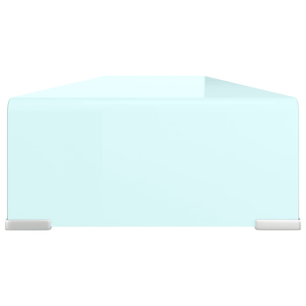 Meuble TV/Support pour moniteur 120x30x13 cm verre vert - XIOS