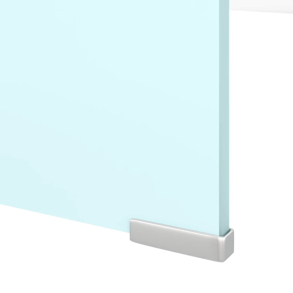 Meuble TV/Support pour moniteur 120x30x13 cm verre vert - XIOS