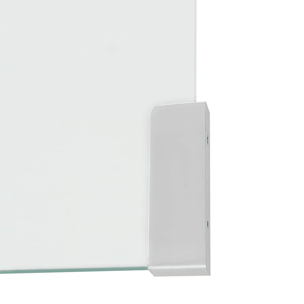 Table basse 98x45x30 cm Verre trempé Transparent - XIOS