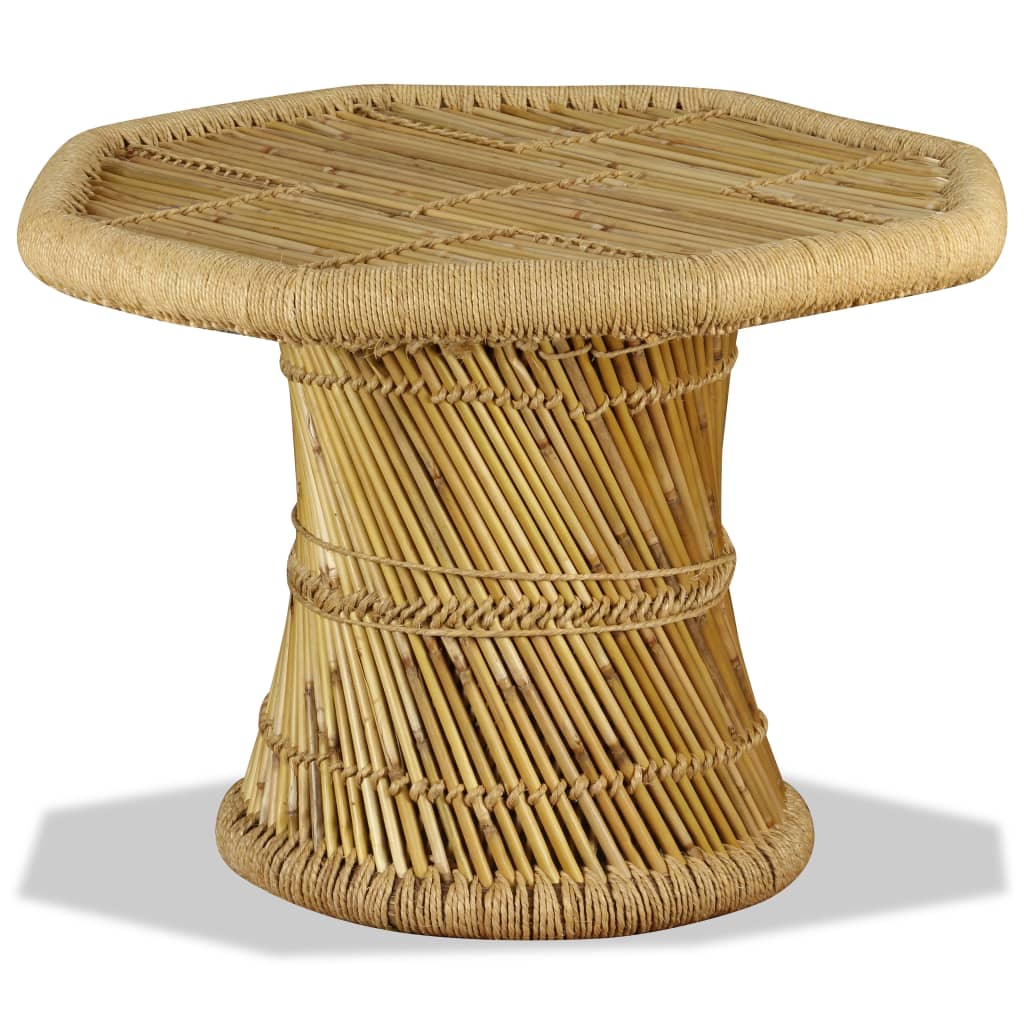 Table basse bambou octogonale 60 x 60 x 45 cm - XIOS
