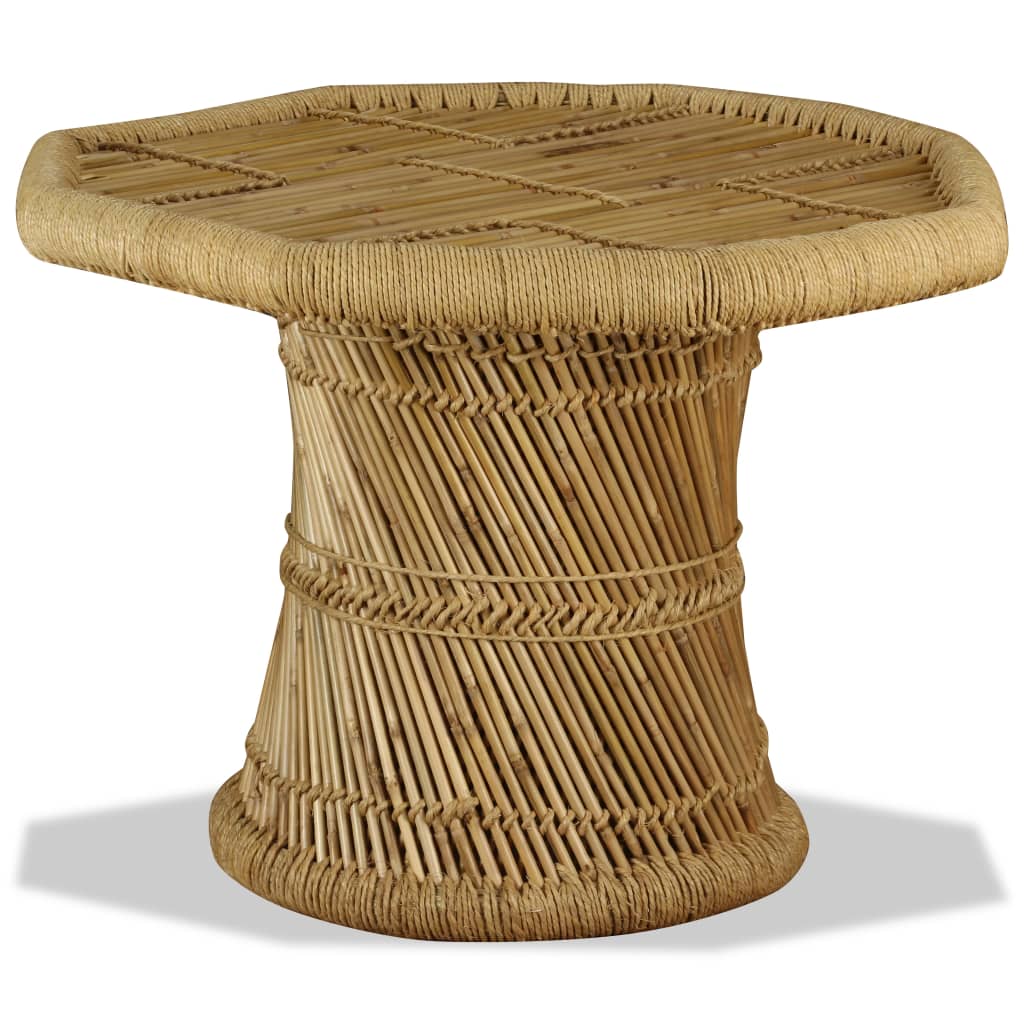 Table basse bambou octogonale 60 x 60 x 45 cm - XIOS