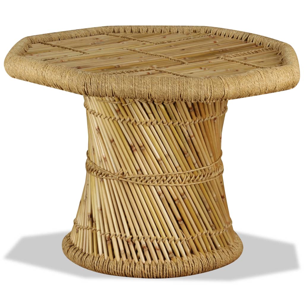 Table basse bambou octogonale 60 x 60 x 45 cm - XIOS