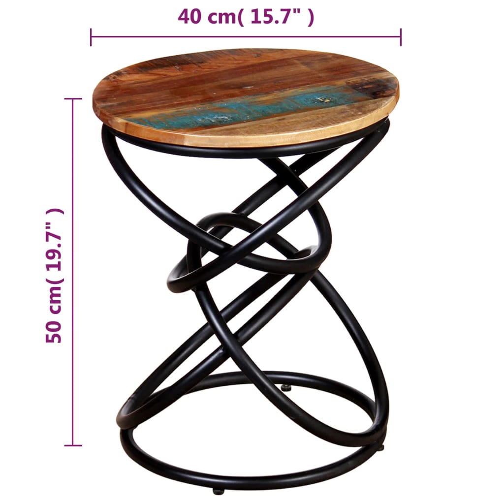 Table d'appoint Bois de récupération massif - XIOS