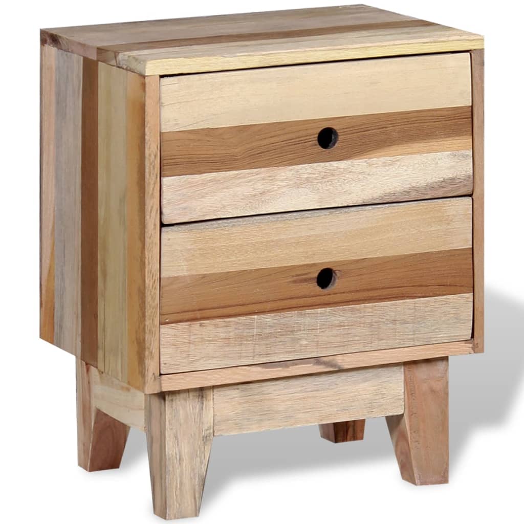 Table de chevet Bois de récupération massif - XIOS
