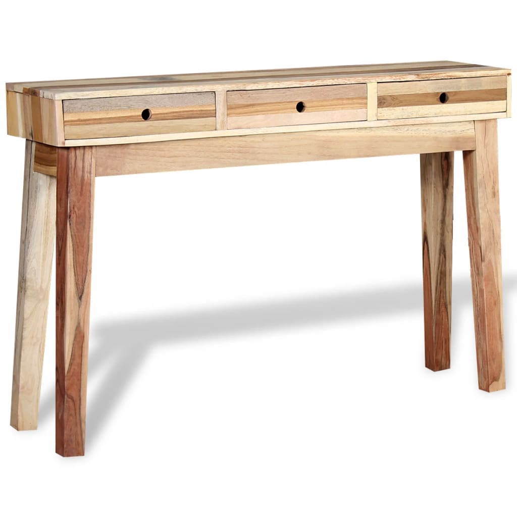 Table console Bois de récupération massif