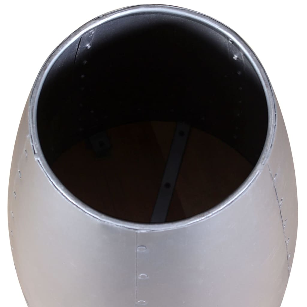 Tabouret aviateur Bois de récupération massif - XIOS