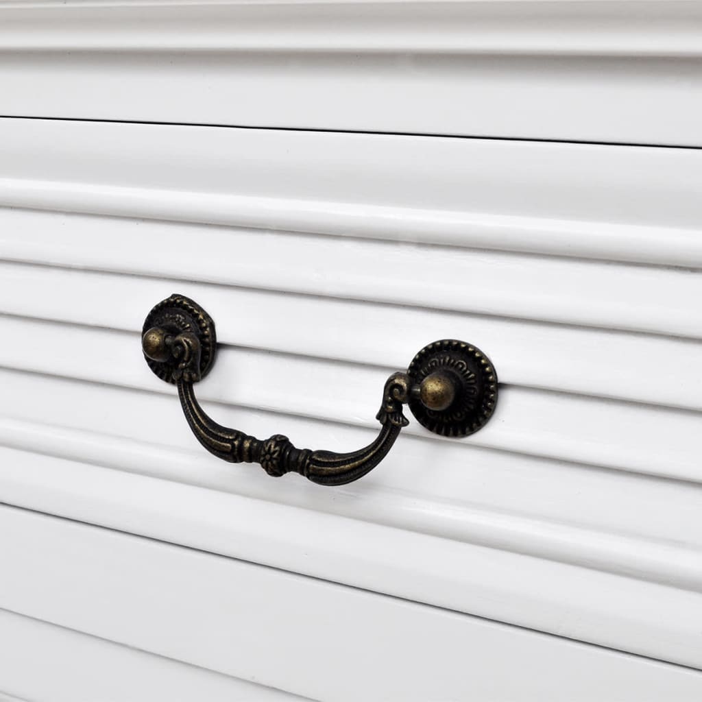 Bureau à double piédestal Blanc 140 x 48 x 80 cm - XIOS