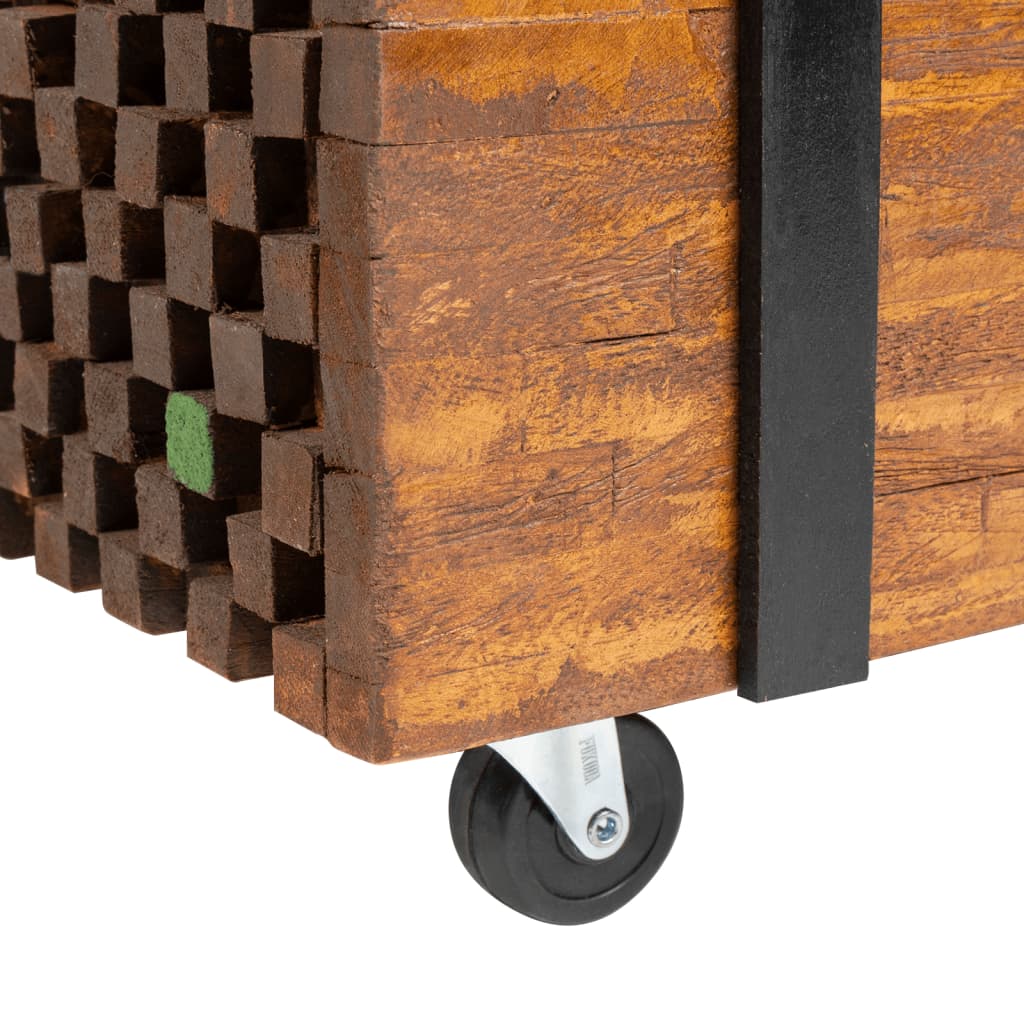 Table d'appoint en teck 60 x 60 x 38 cm - XIOS