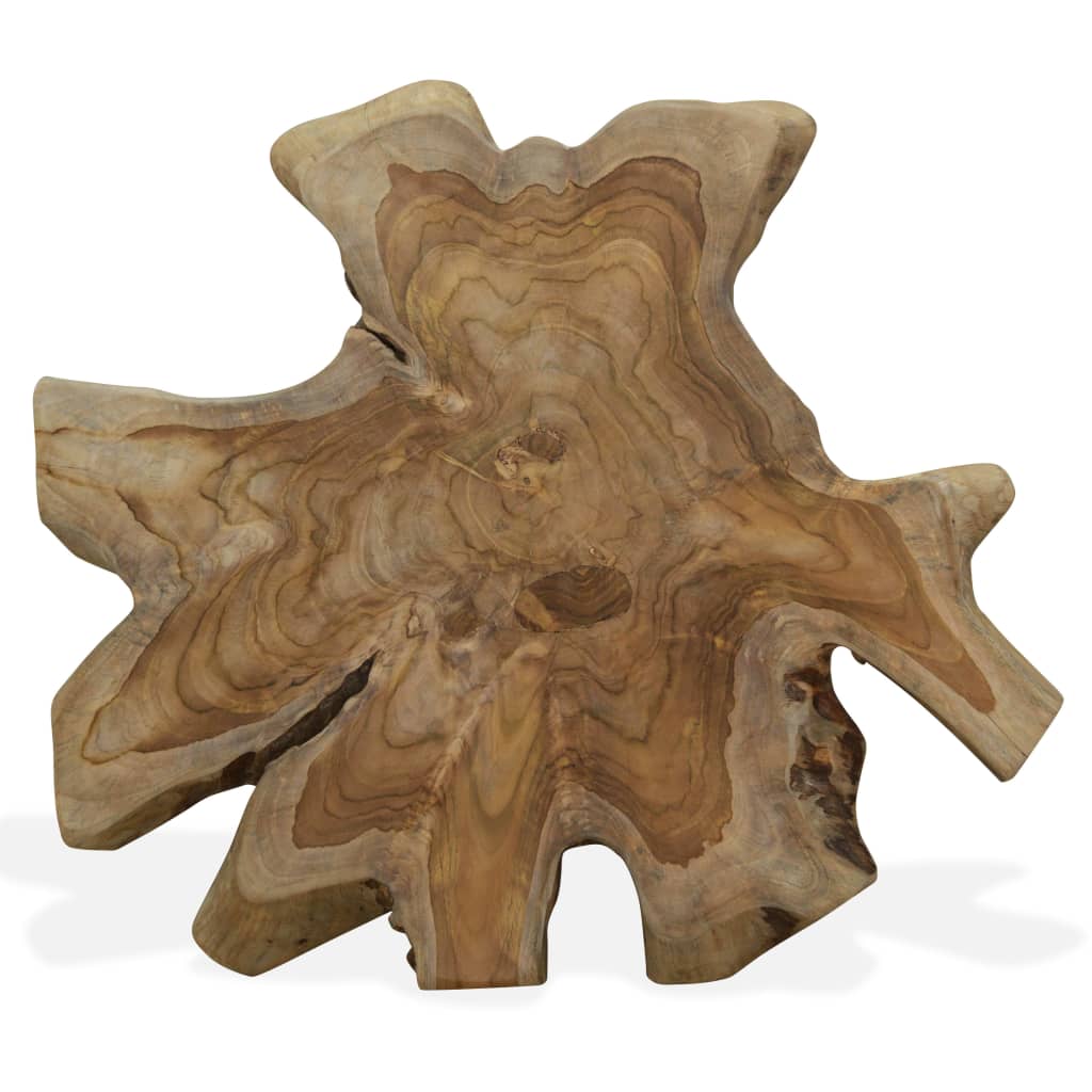 Table basse Teck authentique 80x70x38 cm - XIOS