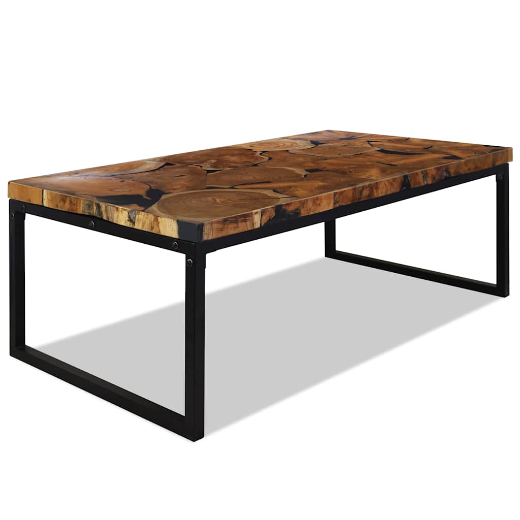 Table basse Teck Résine 110x60x40 cm - XIOS