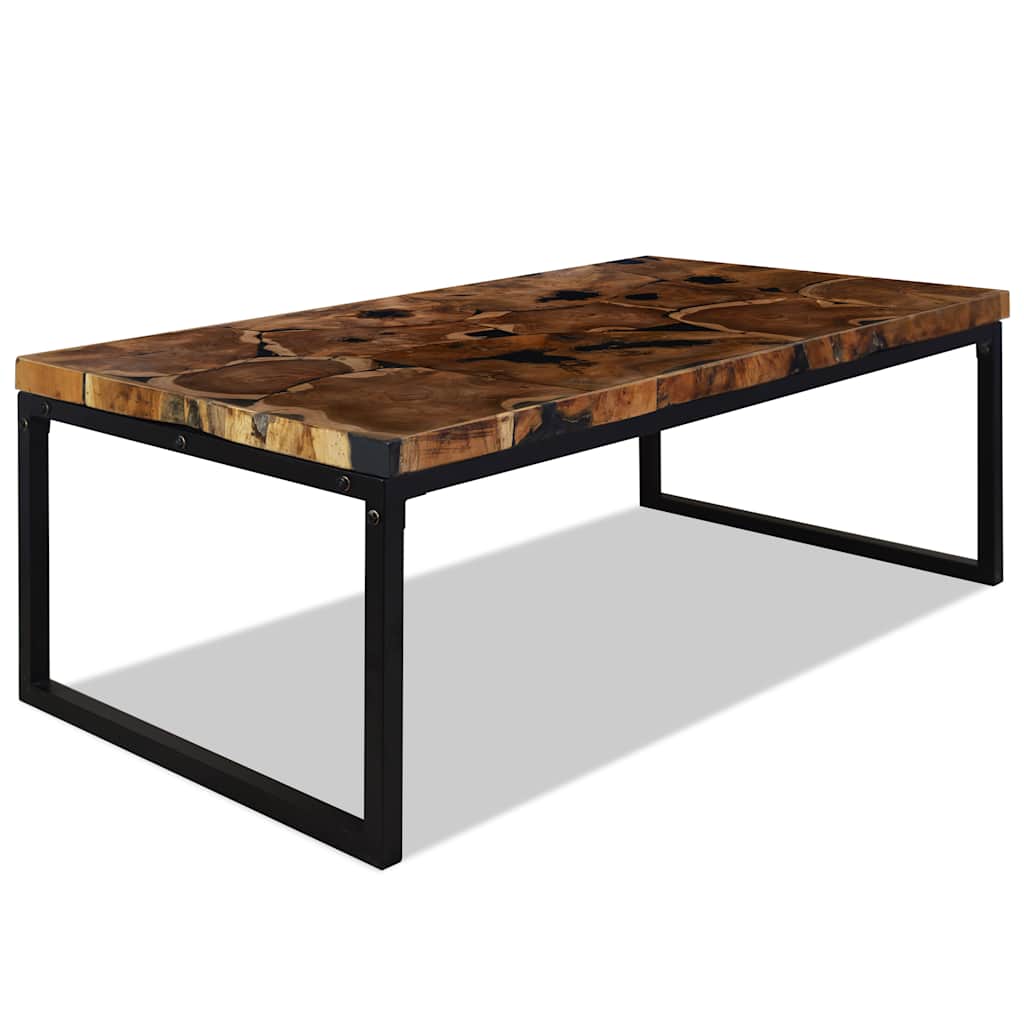 Table basse Teck Résine 110x60x40 cm - XIOS
