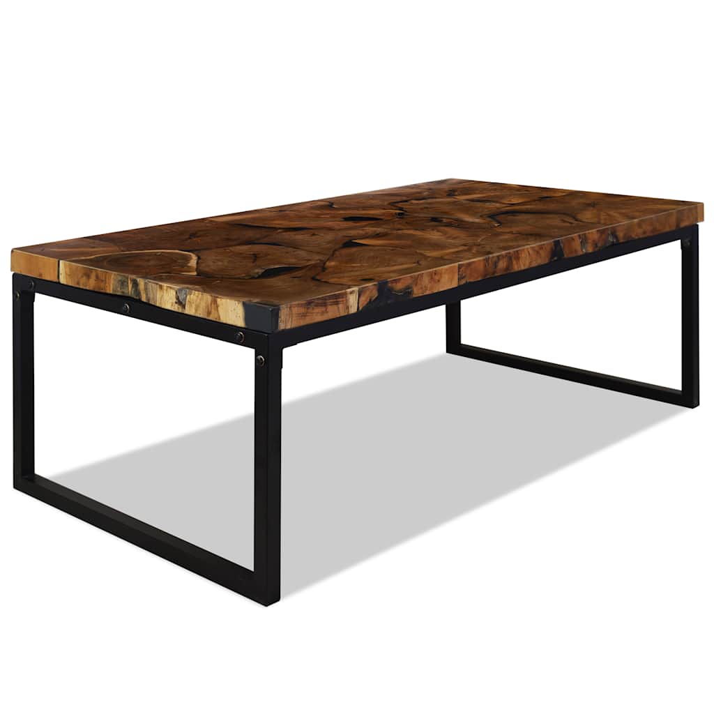 Table basse Teck Résine 110x60x40 cm - XIOS