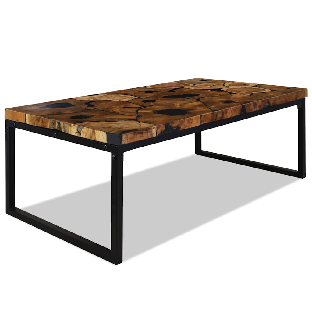 Table basse Teck Résine 110x60x40 cm - XIOS